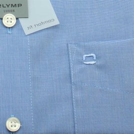 OLYMP LUXOR comfort fit uni camisa para hombres mangas cortas