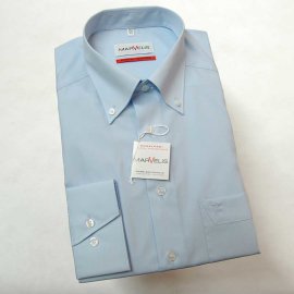 MARVELIS chemise pour homme COMFORT FIT uni à manches longue (7971-64-11e)