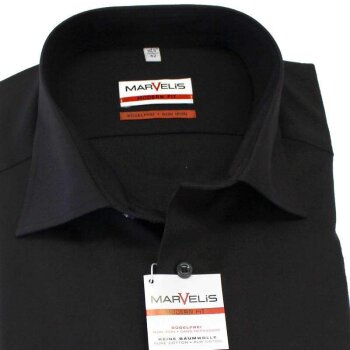 MARVELIS chemise pour homme MODERN FIT uni à manches longue (4700-64-68e)