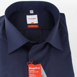 OLYMP LUXOR modern fit a fil a fil camisa para hombres mangas largas